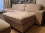 3-zitsbank Ikea Kivik met chaise longue + voetenbank., Huis en Inrichting, Ophalen, Zo goed als nieuw