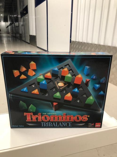 Triominos Tribalance van Goliath, Hobby & Loisirs créatifs, Jeux de société | Jeux de plateau, Comme neuf, 1 ou 2 joueurs, Trois ou quatre joueurs