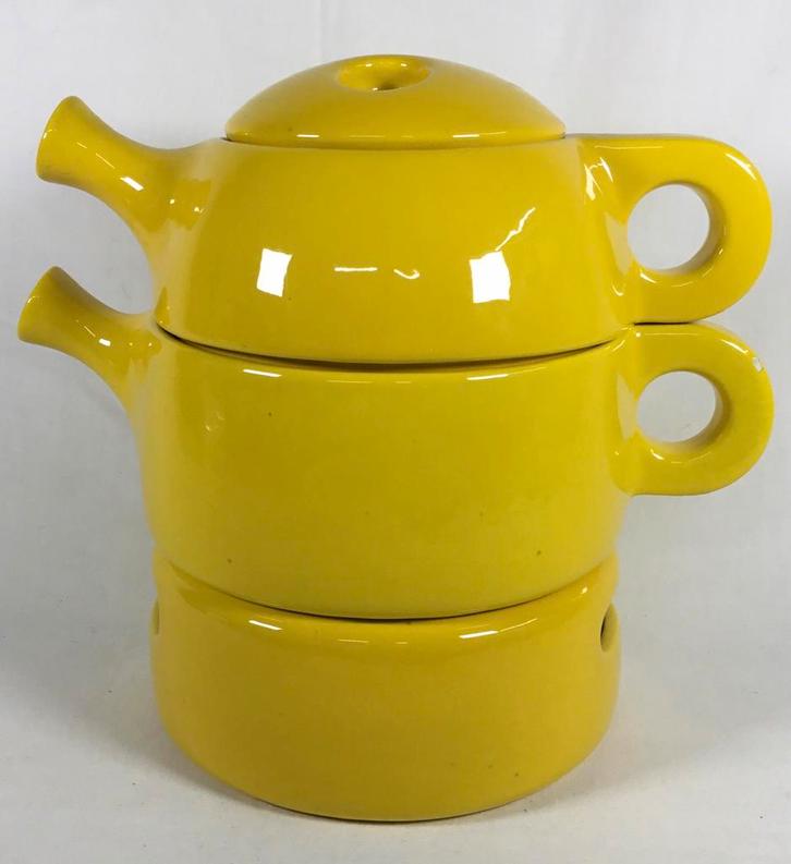 GABBIANELLI Vintage design keramiek koffie en thee set, Antiek en Kunst, Kunst | Designobjecten, Ophalen of Verzenden