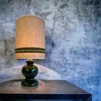 Vintage groene tafellamp / verlichting, Ophalen of Verzenden