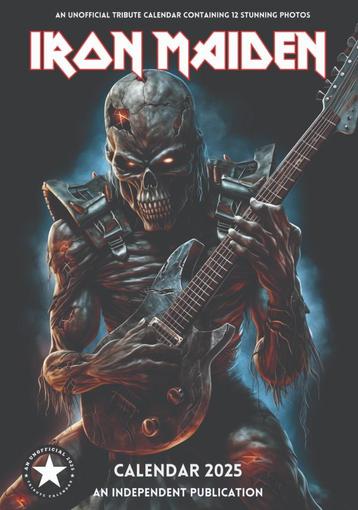 Lots de 5 ou 10 et 25 ou 50 Calendriers Iron Maiden 2025