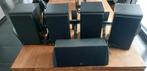 4 x Kef Coda 7 + centerspeaker Kef Model 90 + steunen Vogels, Autres marques, 60 à 120 watts, Enlèvement, Utilisé