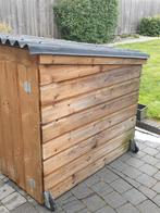 Groot hondenhok met kennel gedeelte, Dieren en Toebehoren, Hondenhokken, Ophalen, Zo goed als nieuw, Hondenkennel