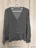 Gestreepte blouse lange mouwen maat L Zara, Kleding | Dames, Blouses en Tunieken, Nieuw, Zara, Maat 42/44 (L), Ophalen of Verzenden