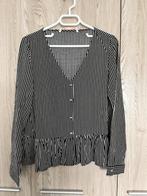 Gestreepte blouse lange mouwen maat L Zara, Maat 42/44 (L), Nieuw, Ophalen of Verzenden, Wit