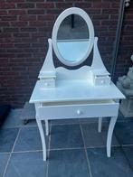 Make up tafel met spiegel en poef als bankje, Huis en Inrichting, Ophalen, Zo goed als nieuw