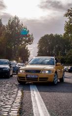 Audi S4 B5 Avant Imola jaune, Autos, 5 places, Cuir, Break, Carnet d'entretien