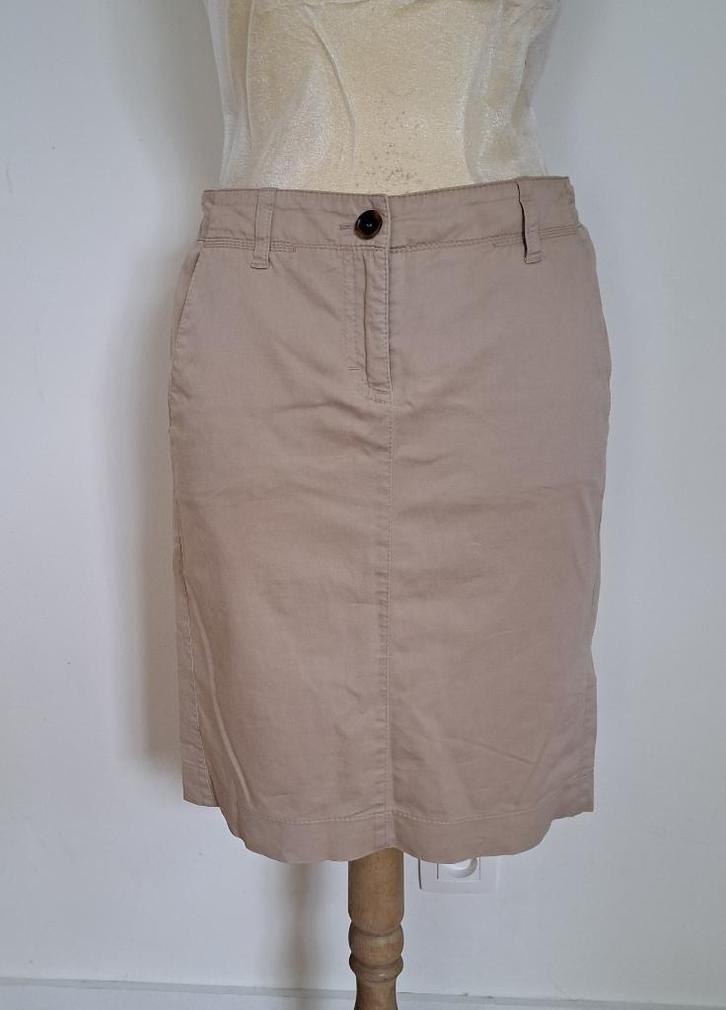 tijdloze Ecru rok, Kleding | Dames, Rokken, Gedragen, Maat 38/40 (M), Beige, Ophalen of Verzenden