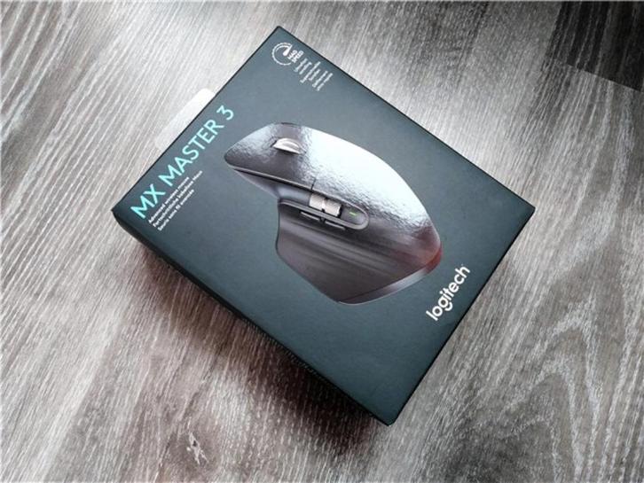 logitech MX Master 3, Computers en Software, Muizen, Zo goed als nieuw, Muis, Rechtshandig, Draadloos, Ergonomisch, Gaming muis