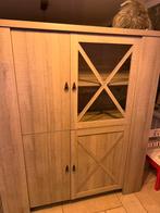 Kast/vitrinekast - 4 deuren, Huis en Inrichting, Ophalen, Zo goed als nieuw
