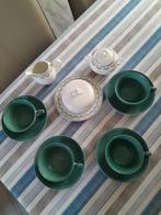 Boch Carlotta Boter Suikerpot + 4 kopjes Vienna, Ophalen of Verzenden