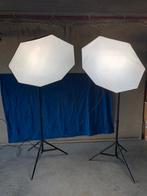 Lampen fotostudio 2 stuks, Ophalen, Gebruikt, Lamp of Flitsset