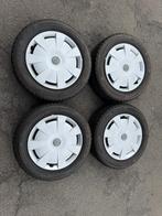 velgen en banden Audi 205 55 16 91H Bridgestone Blizzak, Ophalen, Gebruikt, 16 inch, Banden en Velgen