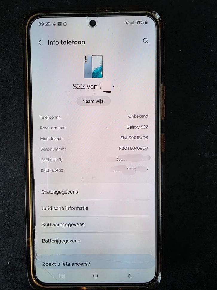 Te koop: Samsung s22 256gb skyblue, Telecommunicatie, Mobiele telefoons | Samsung, Zo goed als nieuw, Ophalen