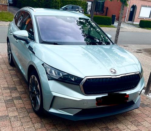 Skoda Enyaq IV80. 2023 in absolute nieuwstaat, Auto's, Skoda, Particulier, Enyaq, Achteruitrijcamera, Elektrisch, Automaat, Groen