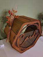 Kaartenbox (Etsy) met droogbloemen, Ophalen of Verzenden, Zo goed als nieuw