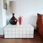 Tegeltafel, Huis en Inrichting, Tafels | Salontafels, Ophalen, 50 tot 100 cm, 50 tot 100 cm, Minder dan 50 cm