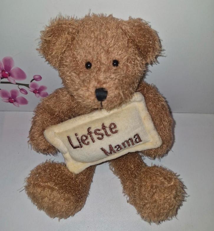 🧸 Teddybeertje 'Liefste Mama', Verzamelen, Beren en Cherished Teddies, Zo goed als nieuw, Overige typen, Overige merken, Ophalen of Verzenden