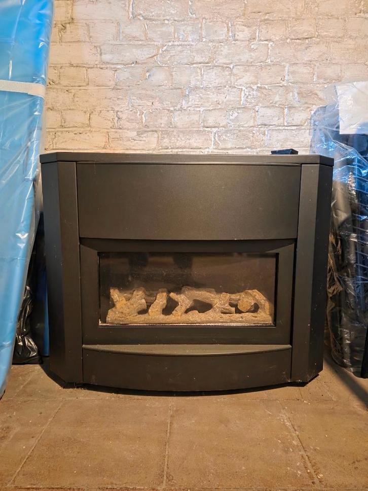 Zwarte Well Straler gaskachel, Huis en Inrichting, Kachels, Gebruikt, Vrijstaand, Gaskachel, Gas, Ophalen