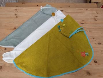 Set van 3 badcapes baby/peuter beschikbaar voor biedingen