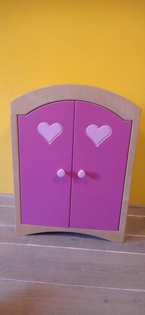 Van Dijk houten poppenkast, Kinderen en Baby's, Speelgoed | Poppen, Zo goed als nieuw, Ophalen