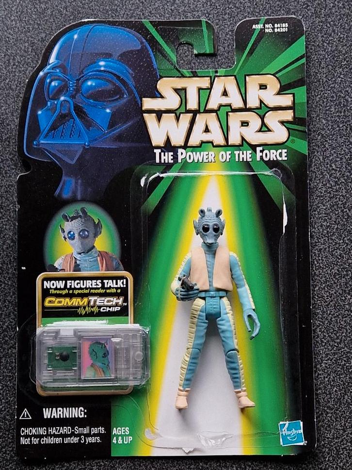Star Wars Hasbro Greedo Cantina POTF2 1999 figurine power, Collections, Star Wars, Comme neuf, Figurine, Envoi