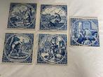 blauw Delft Tegel 35euro voor 5 stuks, Antiek en Kunst, Ophalen