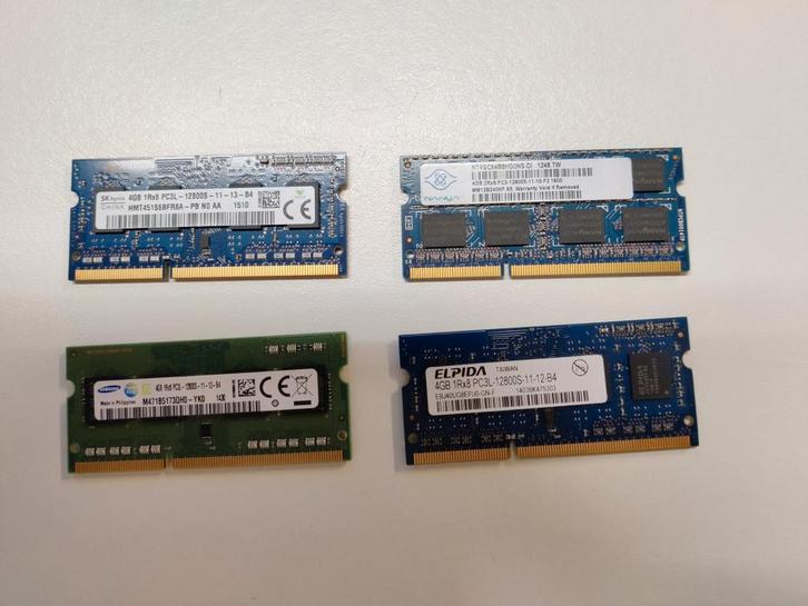 4GB DDR3 Laptop Geheugen, Computers en Software, RAM geheugen, Zo goed als nieuw, Laptop, 4 GB, DDR3, Ophalen
