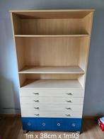 Kleerkasten + boekenkasten + nachtkastje, Ophalen, Gebruikt
