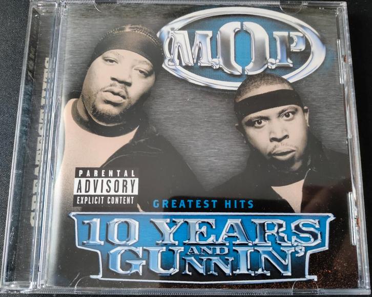 M.O.P. 10 Years & Gunnin' Greatest Hits CD Nieuwstaat., Cd's en Dvd's, Cd's | Hiphop en Rap, Zo goed als nieuw, 1985 tot 2000
