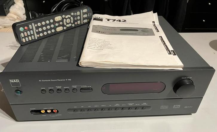 NAD T742 AV surround sound receiver, Audio, Tv en Foto, Versterkers en Ontvangers, Gebruikt, 5.1, 120 watt of meer, Overige merken