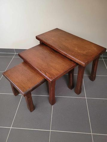 Bijzettafeltjes, Maison & Meubles, Tables | Tables d'appoint, Klassiek, Enlèvement, Utilisé, Rectangulaire