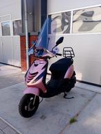 Piaggio Zip 4T Scooter Mat Lichtroze FULL LED (B-KLASSE), Fietsen en Brommers, Overige modellen, Ophalen of Verzenden, 50 cc, Klasse B (45 km/u)