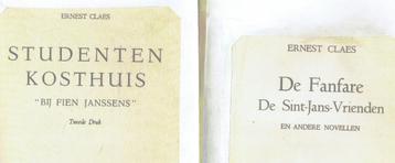 Ernest Claes.2 boeken.Fanfare Sint-Jans-Vrienden & Studenten beschikbaar voor biedingen