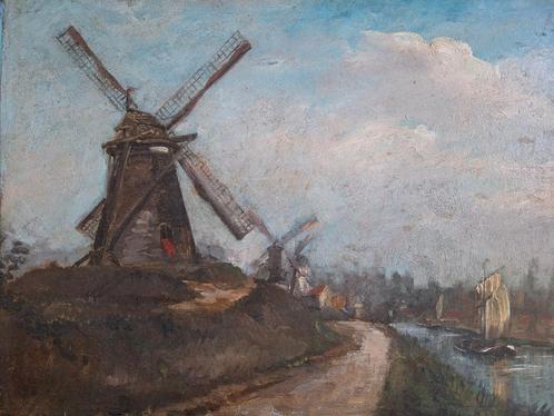 Peinture impressionniste, Antiek en Kunst, Kunst | Schilderijen | Klassiek, Ophalen of Verzenden