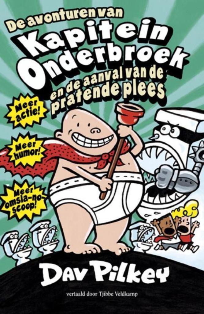 kapitein onderbroek en de aanval van de pratende plees, Boeken, Stripverhalen, Nieuw, Eén stripboek, Ophalen of Verzenden