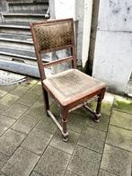 chaise avec assise et dossier en tissu - à restaurer, Antiquités & Art, Enlèvement