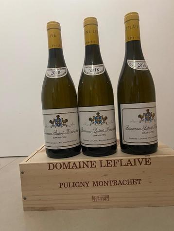 Domaine Leflaive Batard Montrachet 2018 caisse 3 bouteilles, Verzamelen, Wijnen, Ophalen, Frankrijk, Nieuw, Witte wijn