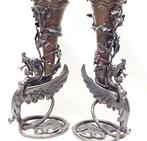 Stel griffioenvazen in Chinese stijl - Tweede helft 19e eeuw, Antiek en Kunst, Ophalen of Verzenden