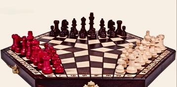 uitzonderlijk schaakspel (3 spelers)