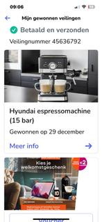 Hyundai expresso machine, Ophalen of Verzenden