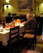 massieve eettafel + 6 stoelen, Huis en Inrichting, Tafels | Eettafels, Ophalen, Gebruikt, Eikenhout, 50 tot 100 cm