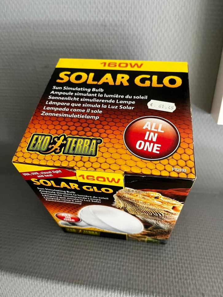 5 x lampes Solar Glo ExoTerra, Animaux & Accessoires, Reptiles & Amphibiens | Accessoires, Comme neuf, Éclairage, Enlèvement