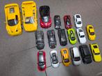 sport auto's + 2 gele grote auto's, Kinderen en Baby's, Speelgoed |Speelgoedvoertuigen, Ophalen, Zo goed als nieuw
