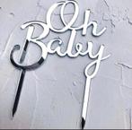 #Zilver Oh #Baby #Cake #Baby #Shower #Decoraties, Nieuw, Versiering, Verzenden
