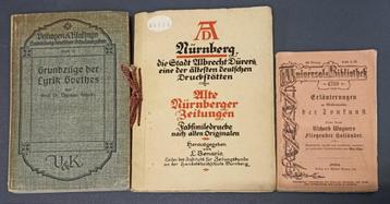 Boeken in gotisch lettertype (Fraktur) beschikbaar voor biedingen