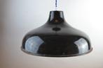 Grote industriële emaille hanglamp, Utilisé, Moins de 50 cm, Enlèvement ou Envoi, Métal