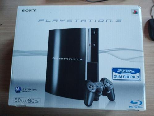 Playstation 3 console compleet in doos 80GB, Games en Spelcomputers, Spelcomputers | Sony PlayStation 3, Gebruikt, Phat, 80 GB