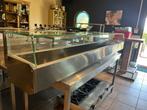 Horeca saladette 2.57m lang met glas, NIEUWSTAAT! Diamond‼️, Zakelijke goederen, Ophalen, Gebruikt, Horecatextiel, Diamond