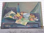 huile sur toile nature morte signe gustave camus, Antiek en Kunst, Ophalen of Verzenden